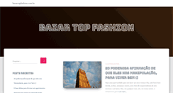 Desktop Screenshot of bazartopfashion.com.br