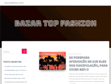 Tablet Screenshot of bazartopfashion.com.br
